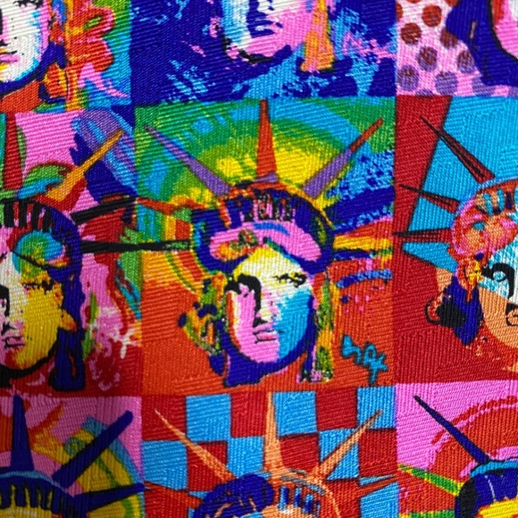 Peter Max Liberty Head Vintage Neck Tie - Picture 4 of 4